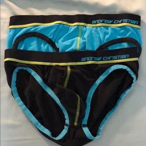 2 Andrew Christian briefs